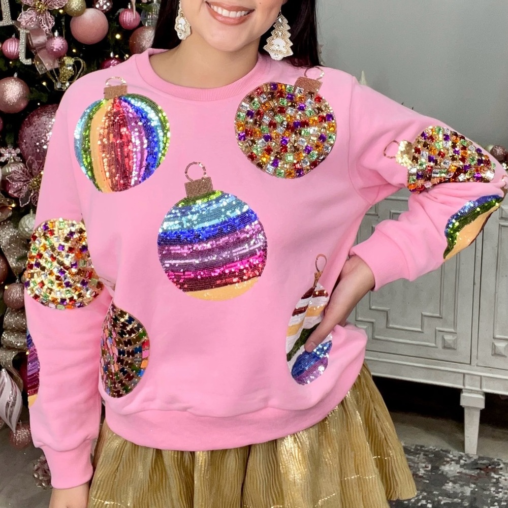 Queen of Sparkles Ornament Sweatshirt